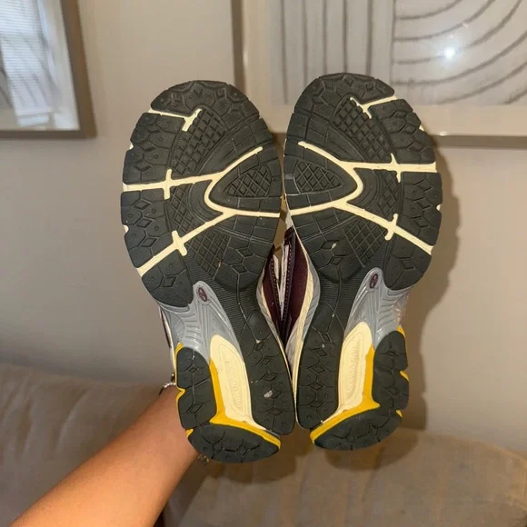 New Balance Women's Sneakers - Purple, Cream, Yellow - Picture 3 of 5